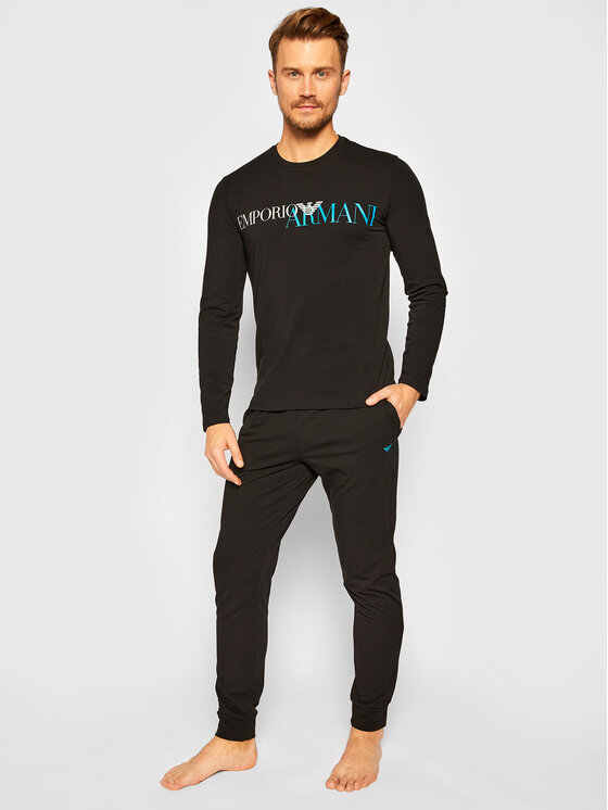 Emporio Armani Underwear Emporio Armani Underwear Πιτζάμα 111907 0A516 00020 Μαύρο