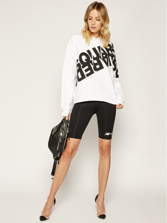 Dsquared2 Dsquared2 Світшот Mirrored Logo S75GU0284 Білий Regular Fit