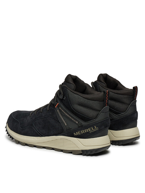Merrell Merrell Pohodni čevlji Wildwood Mid Ltr Wp J068027 Črna