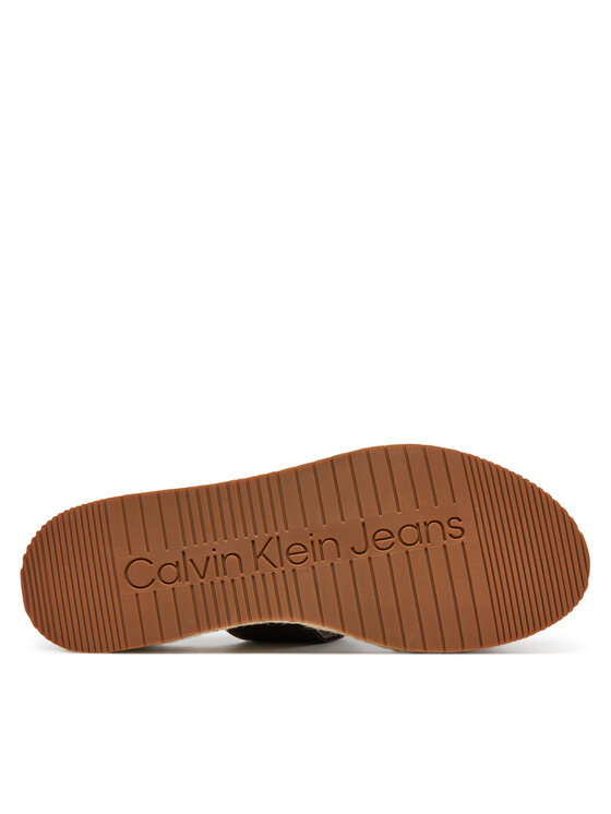 Calvin Klein Jeans Calvin Klein Jeans Şlapi Sporty Rope Mg Lth Webbing YW0YW01704 Maro