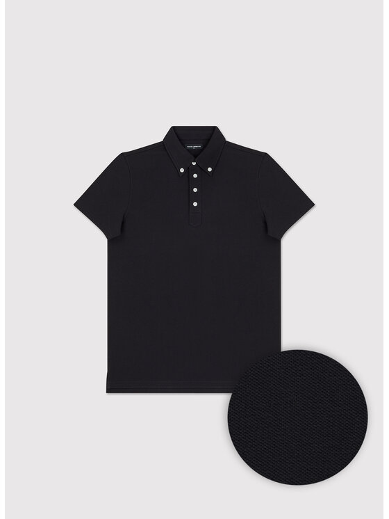 Pako Lorente Pako Lorente Polo P26SF-TX-013 Czarny Classic Fit