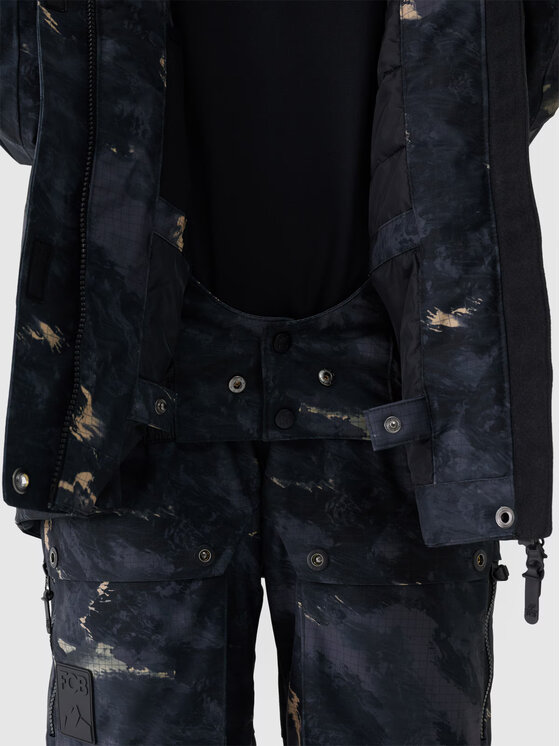 4F 4F Giacca da snowboard 4FWAW24TTJAF586-90A Multicolore Regular Fit