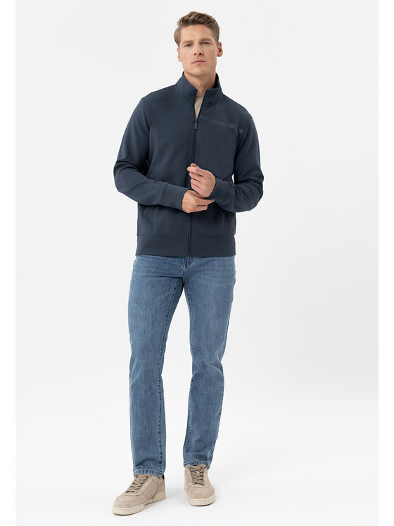 Volcano Volcano Bluza B-LUNOS Granatowy Regular Fit