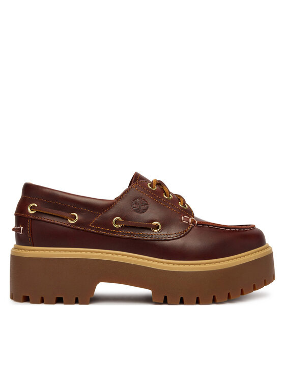 Timberland Timberland Loaferice Stone Street Boat TB0A2QDMD571 Smeđa
