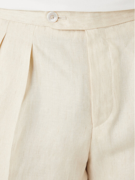 BOSS BOSS Pantaloncini di tessuto H-Perin 50561858 Beige Tapered Fit