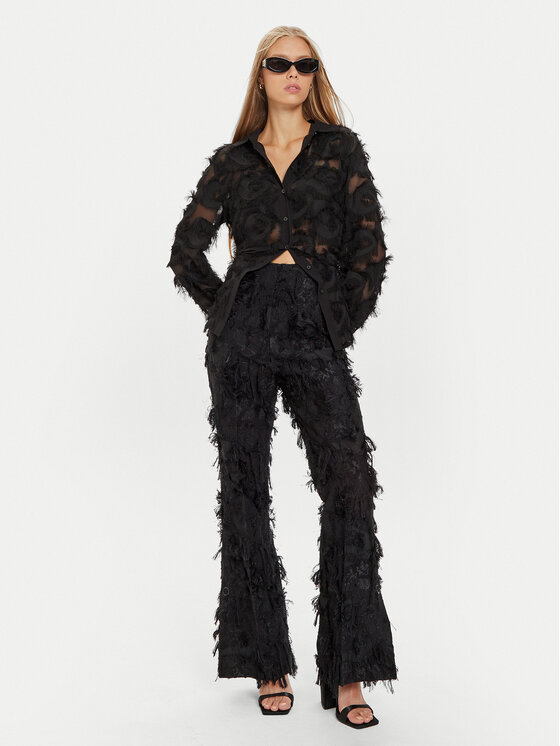Marella Marella Cămașă Douglas 2423116022 Negru Regular Fit