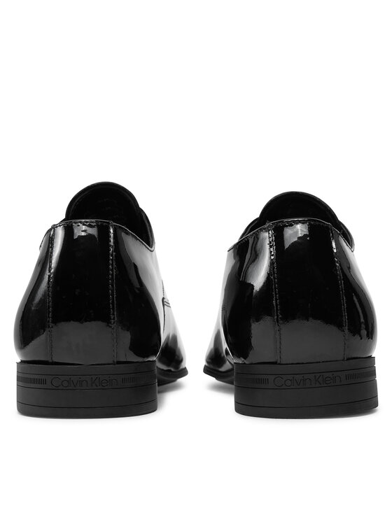 Calvin Klein Calvin Klein Nizki čevlji Oxford Pat HM0HM01600 Črna