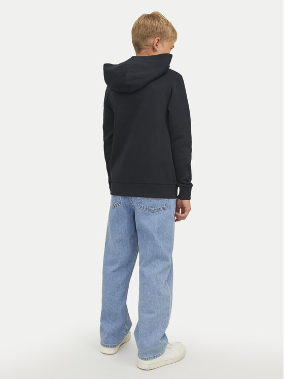 Jack & Jones Junior Jack & Jones Junior Bluza Corp Logo 12152841 Czarny Regular Fit