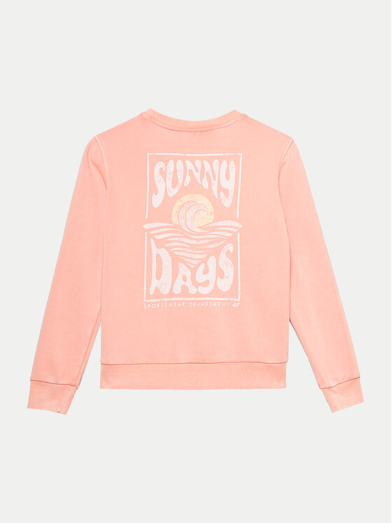 4F 4F Felpa 4FJWSS24TSWSM0936 Arancione Regular Fit