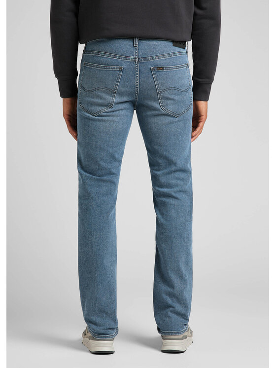 Lee Lee Jeansy DAREN ZIP FLY Niebieski Straight Fit