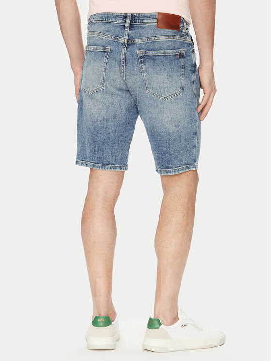 BOSS BOSS Jeans kratke hlače Re.Maine 50537816 Modra Regular Fit