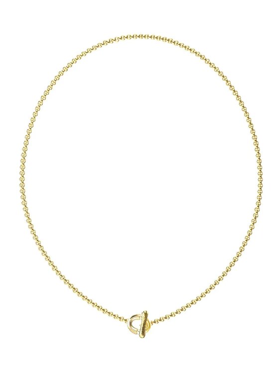 Guess Guess Naszyjnik JUBN05371JW Złoty