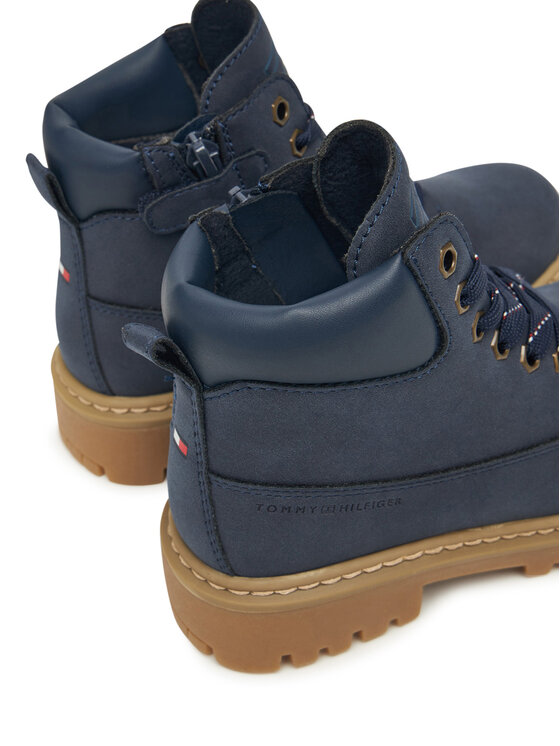 Tommy Hilfiger Tommy Hilfiger Turistická obuv T3X5-34125-1269 S Tmavomodrá