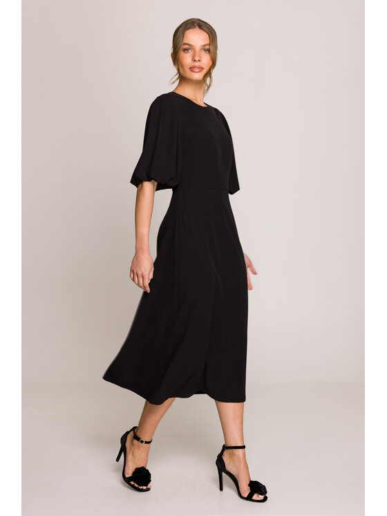 Stylove Stylove Večerní šaty S399 Černá Premium Fit