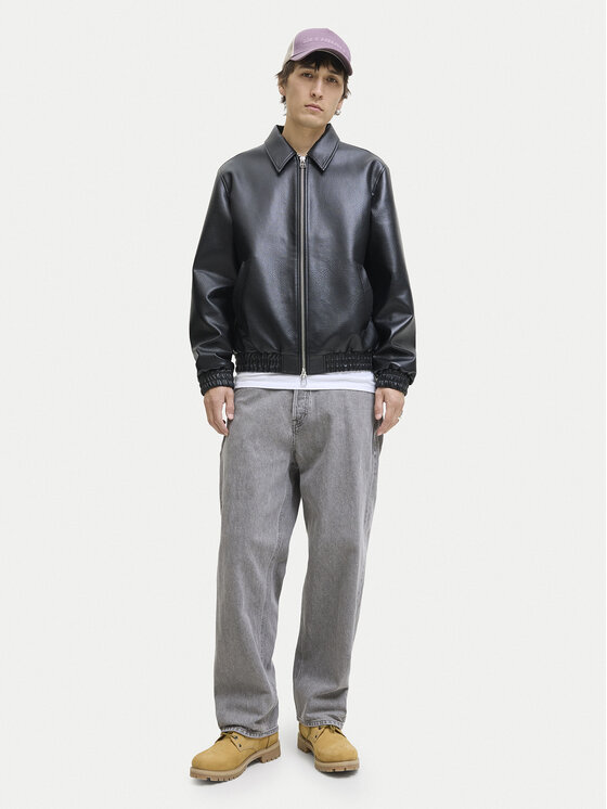 Jack & Jones Jack & Jones Džinsai Alex 12278097 Pilka Straight Leg