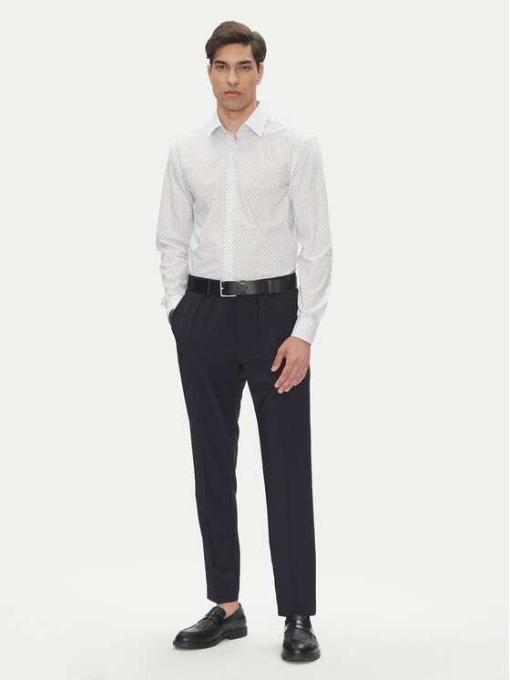 BOSS BOSS Cămașă H-Hank-Kent-C1 50545147 Alb Slim Fit