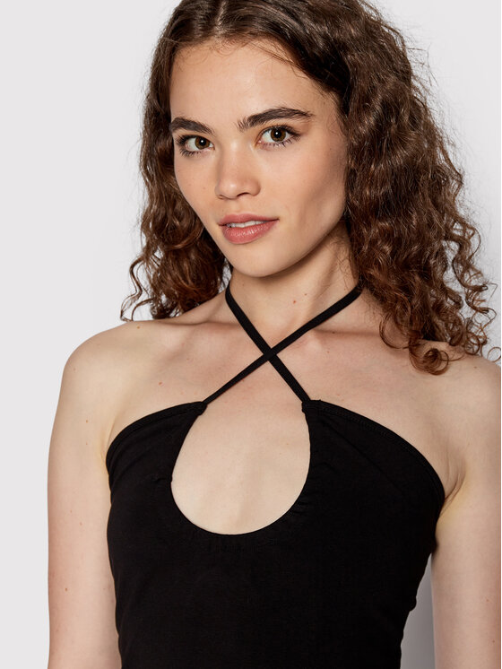 NA-KD NA-KD Top Keyhole 1100-006071-0002-003 Must Slim Fit