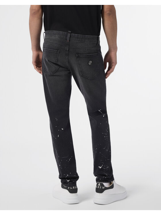 PHILIPP PLEIN PHILIPP PLEIN Jeansy 29789 Czarny Straight Leg