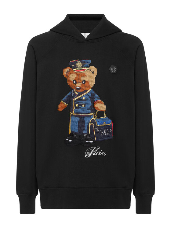 PHILIPP PLEIN PHILIPP PLEIN Bluza 26925 Czarny Regular Fit