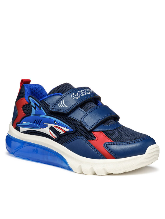 Geox Geox Laisvalaikio batai J Ciberdron J55LBB 014BU C0735 M Tamsiai mėlyna
