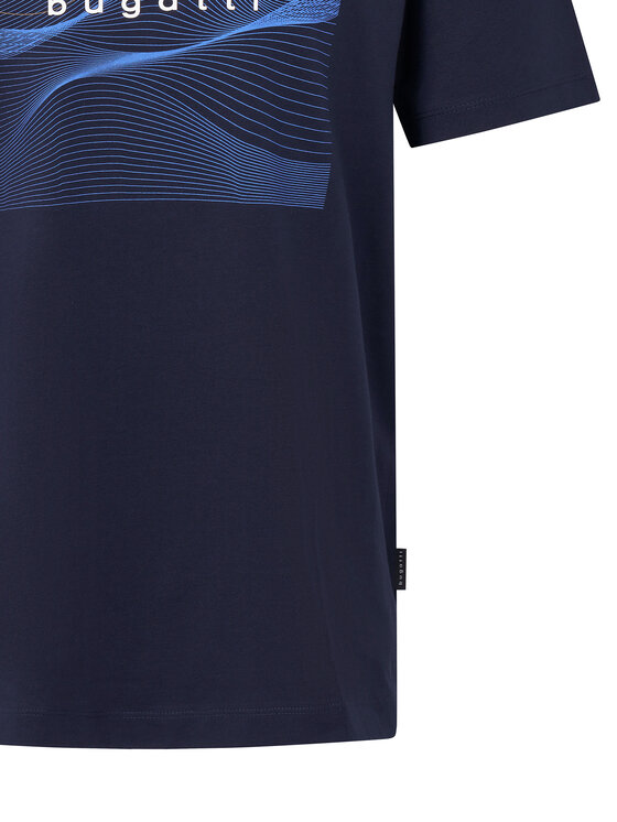 Bugatti Bugatti T-Shirt 8350-75044C Dunkelblau Regular Fit