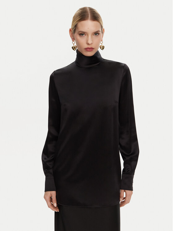 Dolce&Gabbana Dolce&Gabbana Bluză F7AI0T FU1AU N0000 Negru Regular Fit