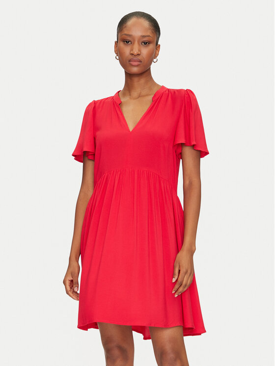 JDY JDY Літня сукня Star 15257228 Червоний Regular Fit