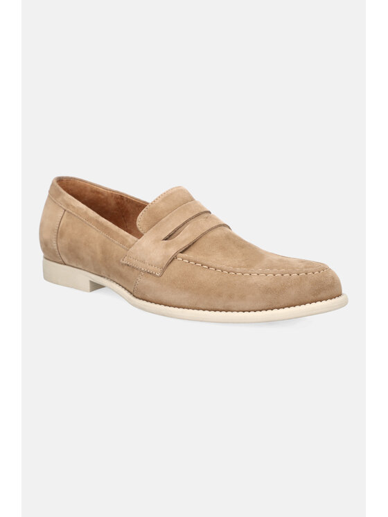 Loafersy, rozmiar 40, Beżowe, Huron BT104124000025