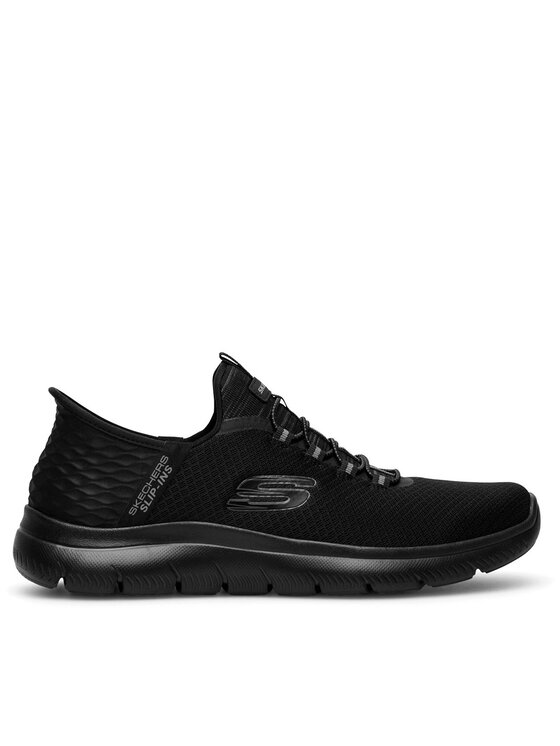 Skechers Sneakersy SUMMITS SLIP INS 232457 BBK Čierna