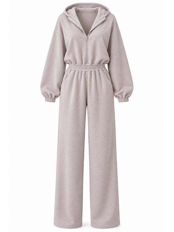 Agatha Studio Agatha Studio Kombinezon A26SS-AB-K06 Beżowy Oversize