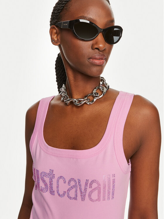 Just Cavalli Just Cavalli Felső 76PAME03 Rózsaszín Regular Fit