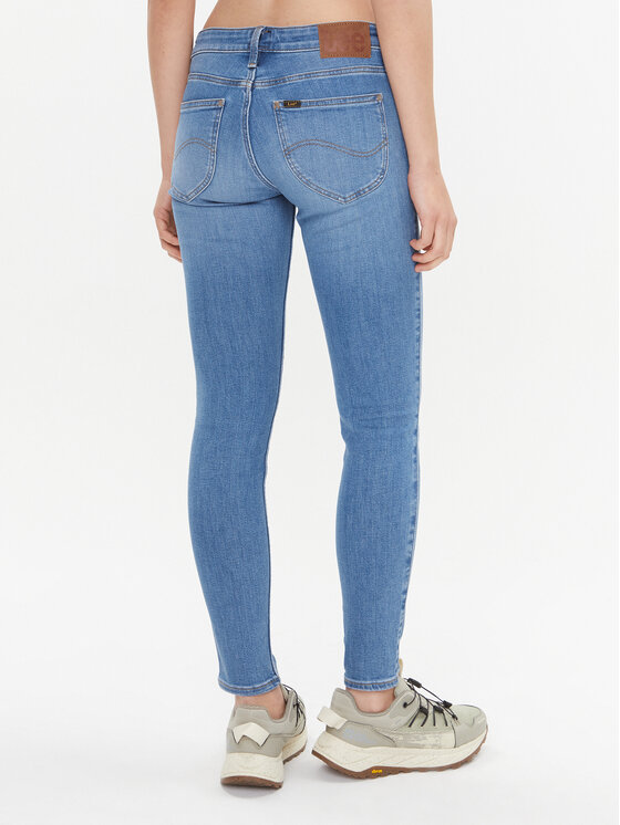 Lee Lee Джинси 112338294 Голубий Skinny Fit