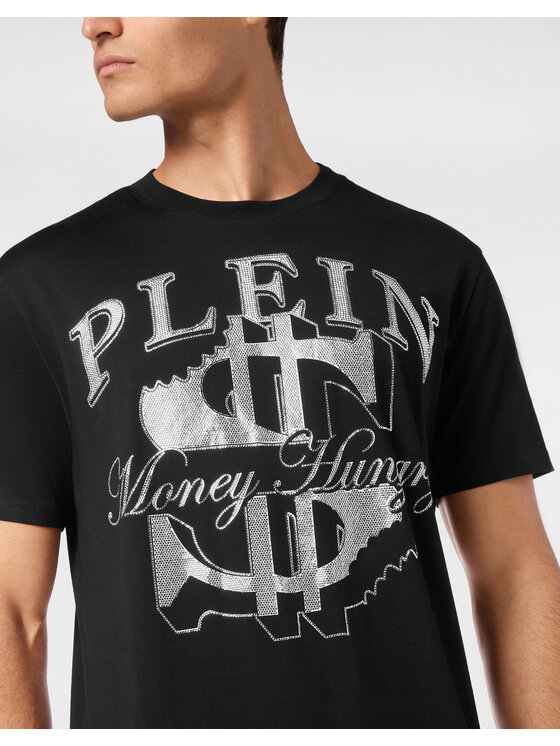 PHILIPP PLEIN PHILIPP PLEIN T-Shirt 23513 Czarny Regular Fit