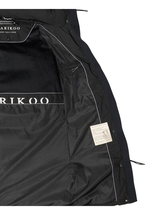 Marikoo Marikoo Kurtka zimowa Tabiaa Czarny Regular Fit