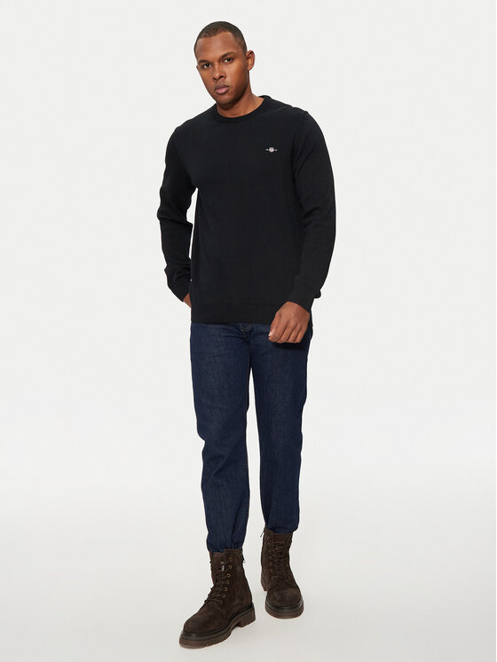 Gant Gant Pulover 8030561 Črna Regular Fit