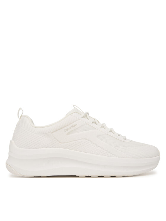 Calvin Klein Calvin Klein Sneakersy Andrea - Chunky Ck Stripe Runner Trainers HM0HM02158 Biały