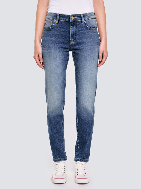 BIG STAR BIG STAR Jeansy MAGGIE Granatowy Tapered Fit