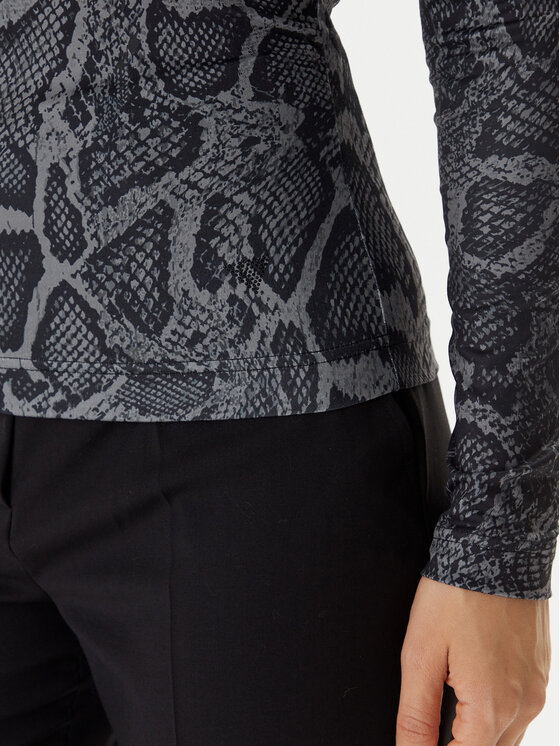 Guess Guess Blúzka W5BP08 K1492 Sivá Slim Fit