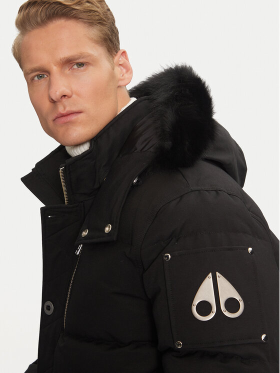 Moose Knuckles Moose Knuckles Pehelykabát Original 3Q Neoshear M32MJ128SX Fekete Slim Fit