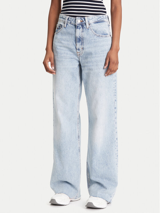 Tommy Jeans Tommy Jeans Farmer Mia DW0DW21412 Kék Relaxed Fit