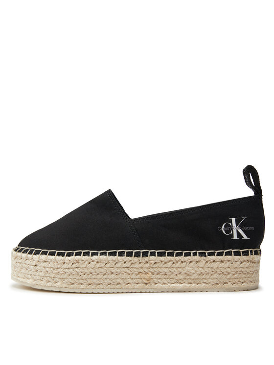 Calvin Klein Jeans Calvin Klein Jeans Espadryle Platform Espadrille Ml Btw YW0YW01378 Czarny