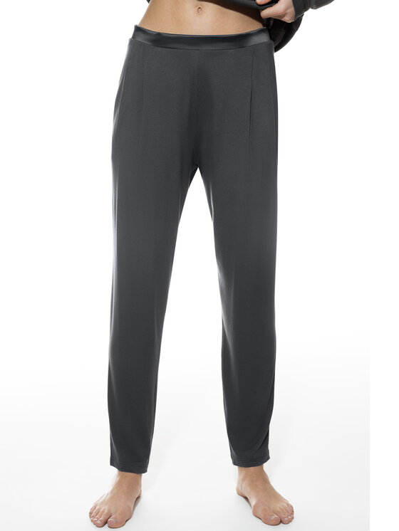 Mey Mey Spodnie damskie 1220023 Szary Relaxed Fit