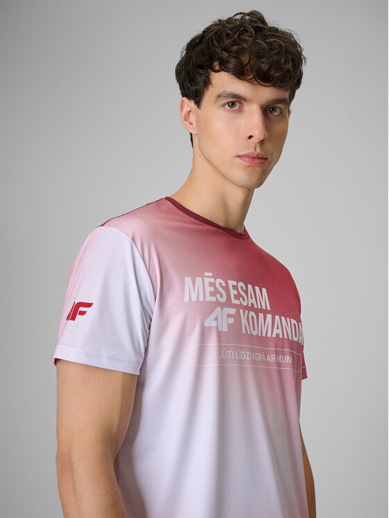 4F 4F T-Shirt TEAMWEAR Kolorowy Regular Fit