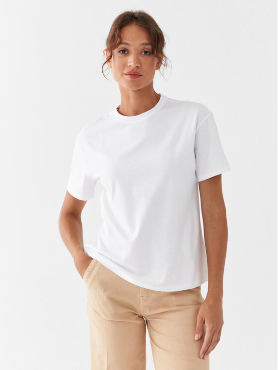 United Colors Of Benetton United Colors Of Benetton Tricou 3096D102O Alb Regular Fit
