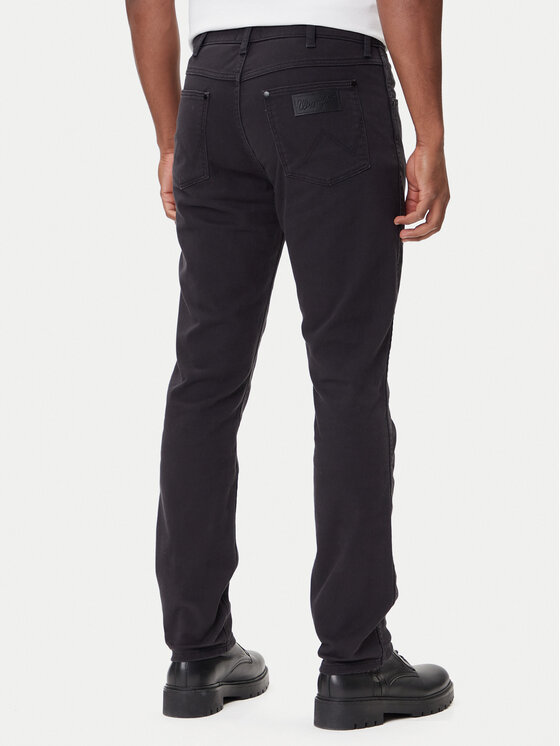 Wrangler Wrangler Τζιν Larston 112371641 Μαύρο Tapered Fit