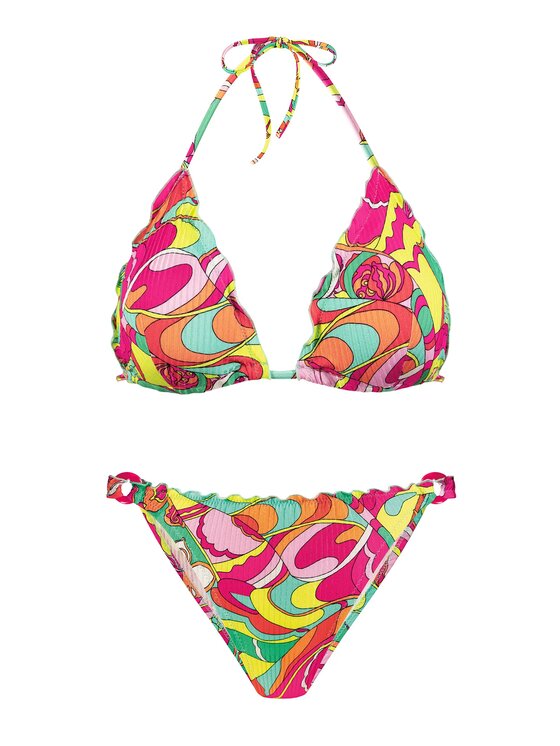 Miss Lou Miss Lou Bikini ML049 Kolorowy