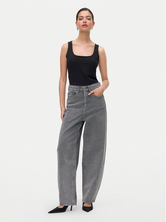 Vero Moda Vero Moda Jeansy Billie 10336831 Szary Loose Fit