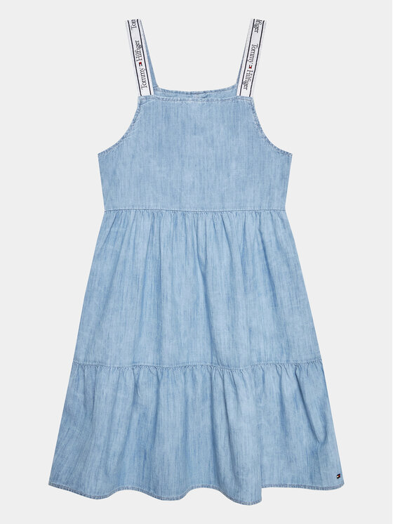 Tommy Hilfiger Tommy Hilfiger Дънкова рокля KG0KG07172 D Син Regular Fit