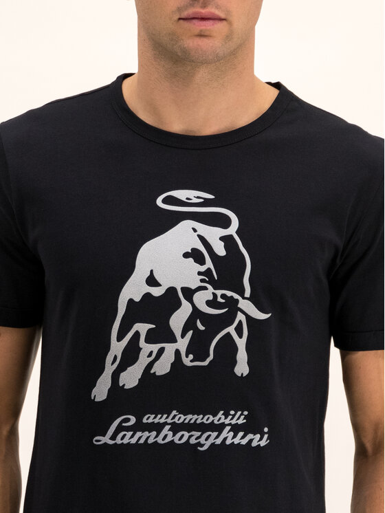 Lamborghini Lamborghini Marškinėliai B3XUB7S8 Juoda Regular Fit