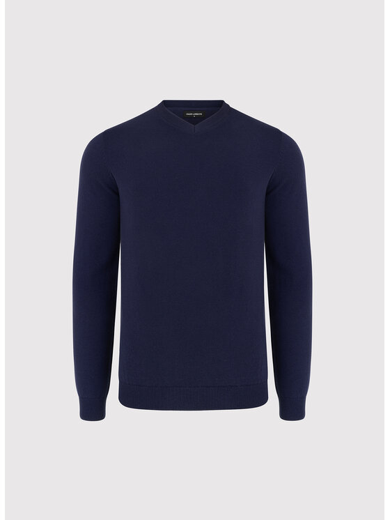 Pako Lorente Pako Lorente Sweter P26WN-2X-010 Granatowy Straight Fit